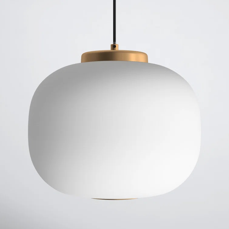Kace Single Light Glass Dimmable Pendant