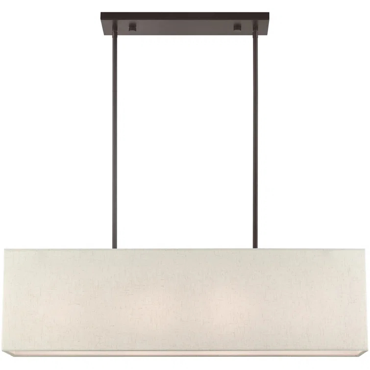 Lighting Lumens 4 - Light Square / Rectangle Chandelier