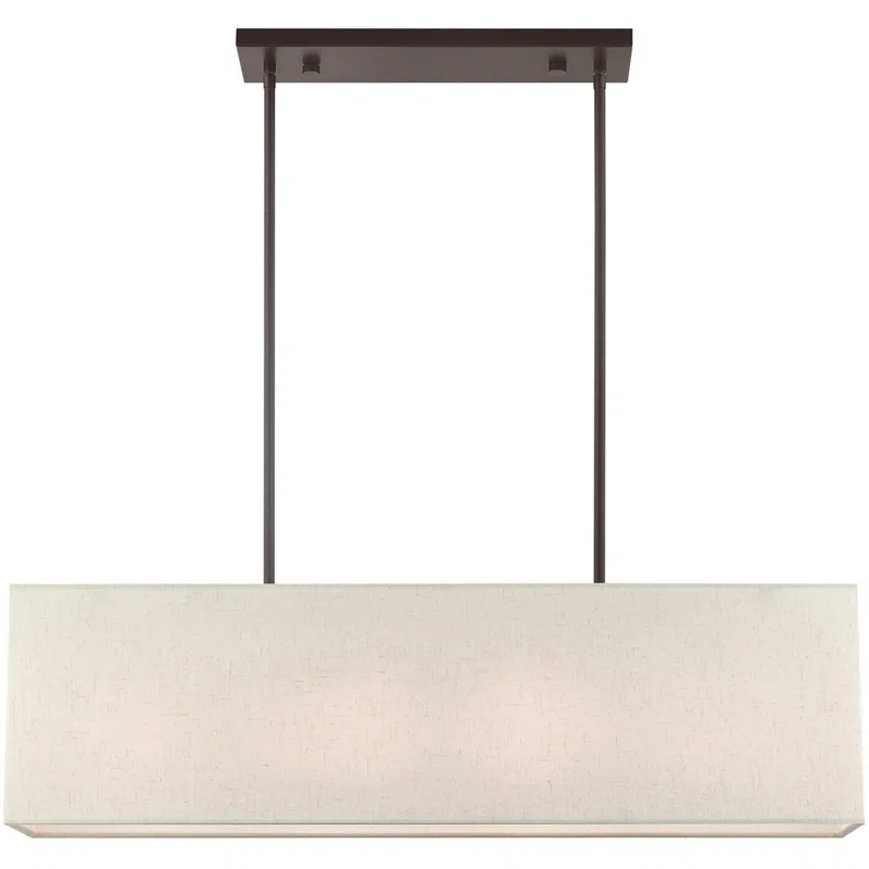 Lighting Lumens 4 - Light Square / Rectangle Chandelier