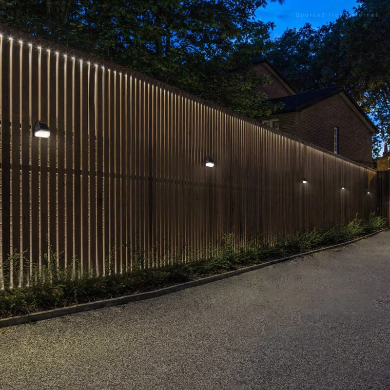 Low Voltage Integrated LED Solar Deck Lights Dusk to Dawn for Fence Stairs Waterproof (Set of 6)