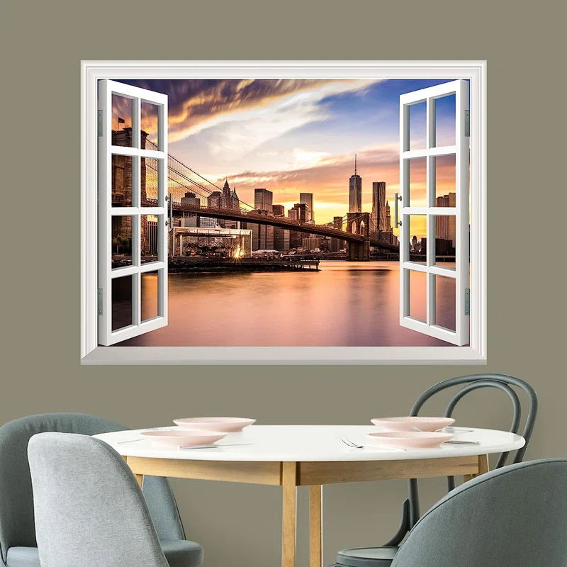 IDEA4WALL Peel & Stick Clear Border