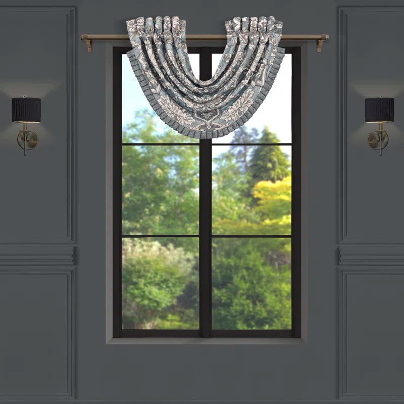 Five Queens Court Woodmere Window Waterfall Valance