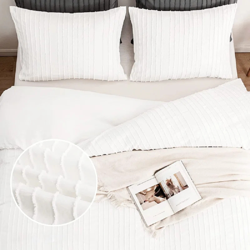 Nayoroom SJT-CRTW Bohemian Twill Striped Duvet Cover Set