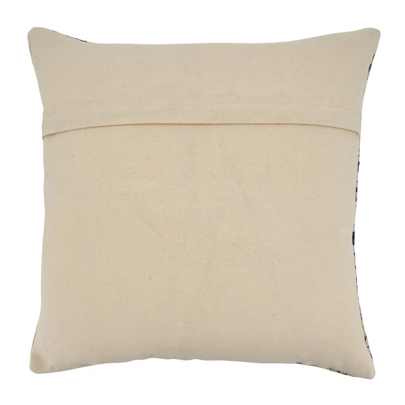 Saro Ridgewater Collection Appliqued Cotton Throw Pillow