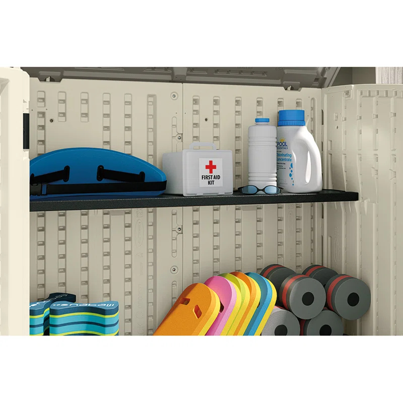 Suncast Suncast Horizontal Shed 50 in. W. x 10.25 in. D Shelf Kit in Black