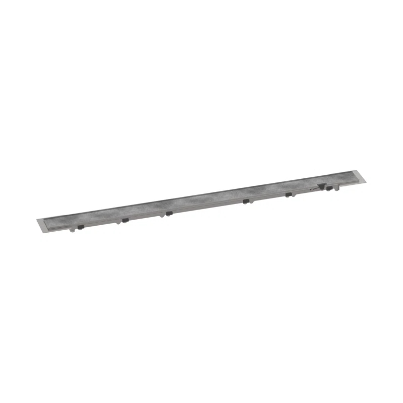 Rain Rock Trim Flex 35 1/4" Linear Grid Shower Drain