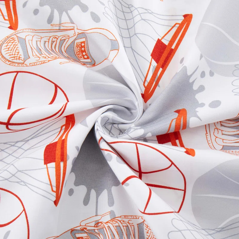 Sweet Home Collection Basketball Bed Sheet Set