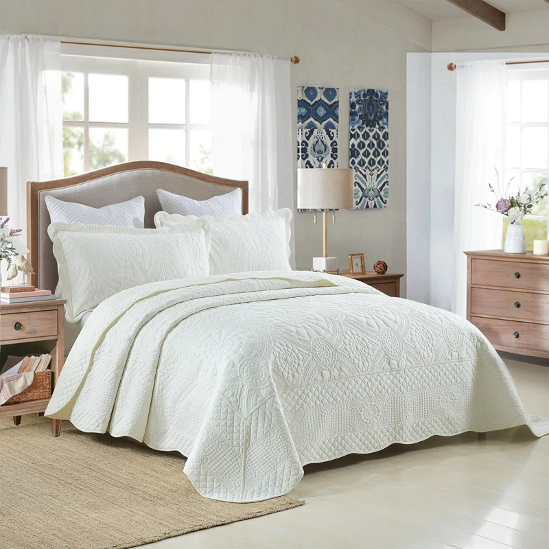 MarCielo Tfshasta Cotton Twill Patchwork Quilt Set