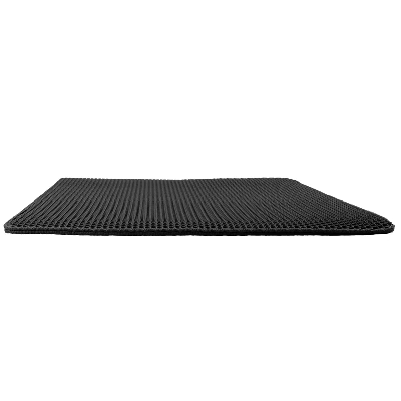 Petmaker Cat Litter Mat - 30x24 Waterproof Litter Box Mat with Dual-Layer Honeycomb Design for Trapping Litter - Slip-Resistant Cat Mat
