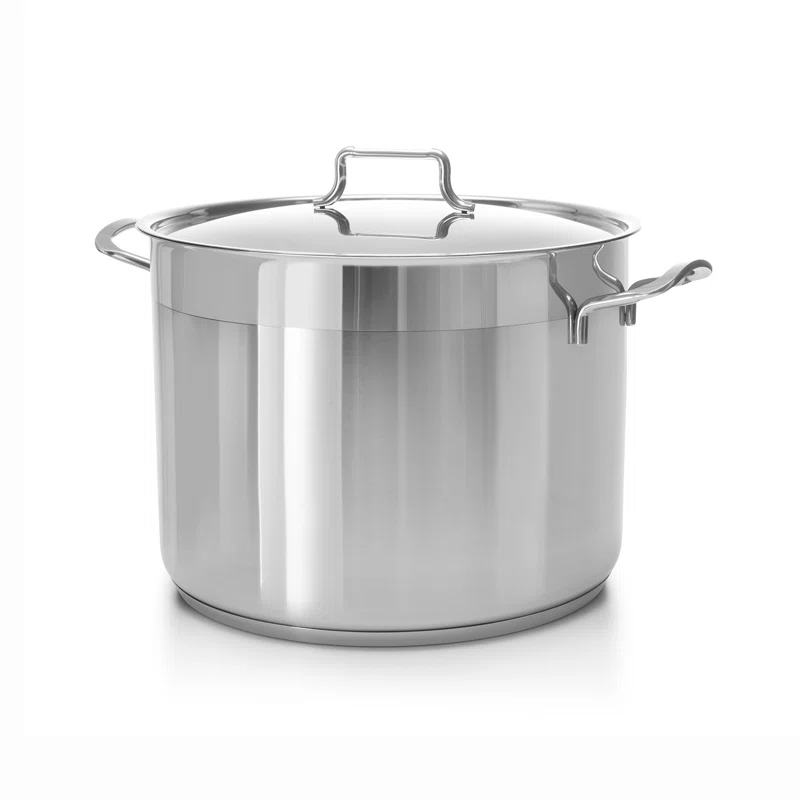 YBM Home YBM Home Hascevher 18/10 Stainless Steel Stock Pot with Lid