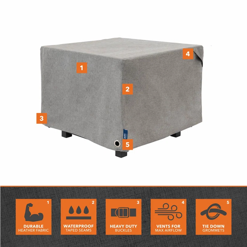 Modern Leisure Garrison Outdoor Fire Pit Cover