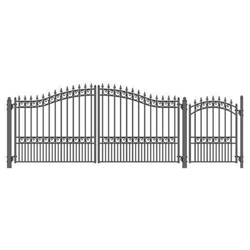 ALEKO London Black Metal Gate