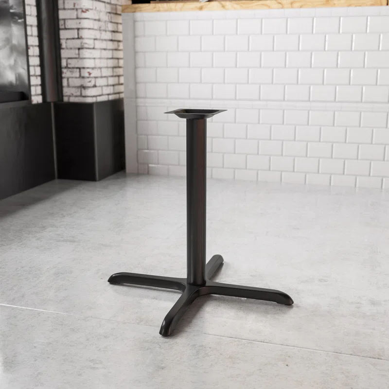 Flash Furniture Beverly Restaurant Table X-Base with 3" Dia. Table Height Column