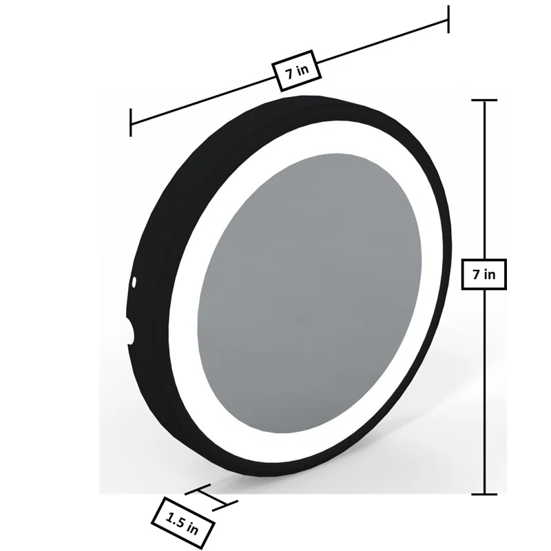 Kimball Young Metal Concave Mirror