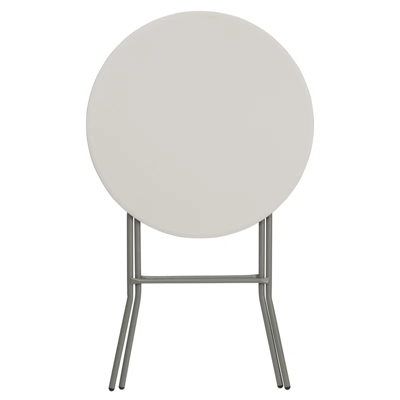 Flash Furniture Parker Round Plastic Bar Height Folding Event Table