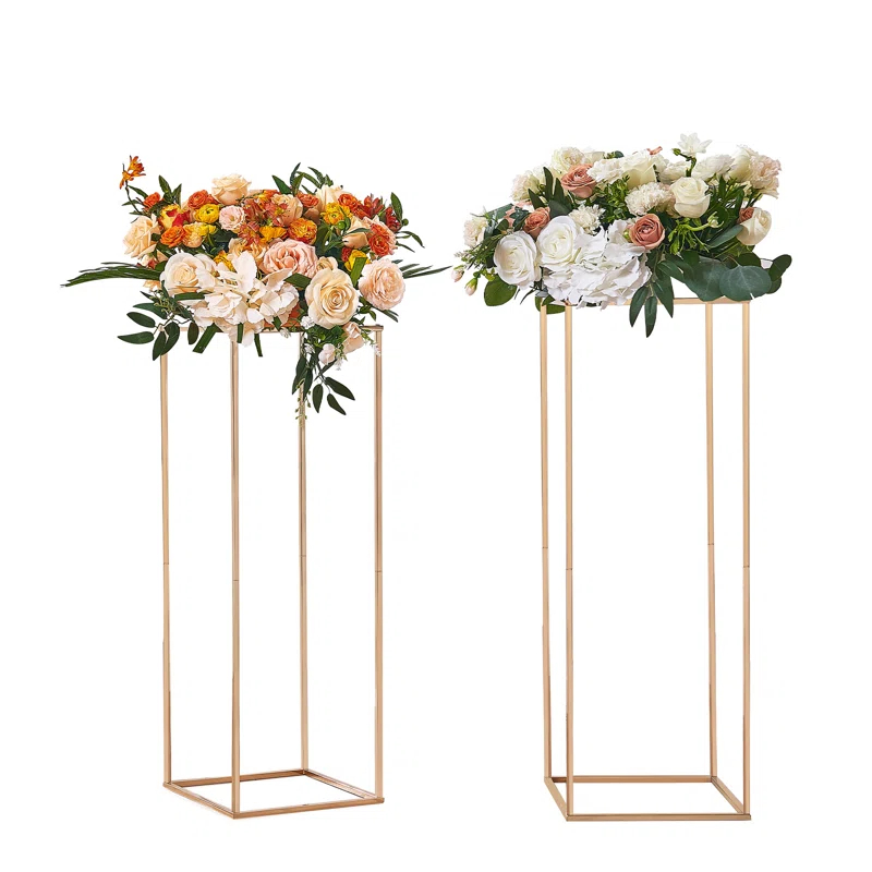 VEVOR VEVOR 31.5inch High Metal Wedding Flower Stand Floral Display Racks (Set of 2)