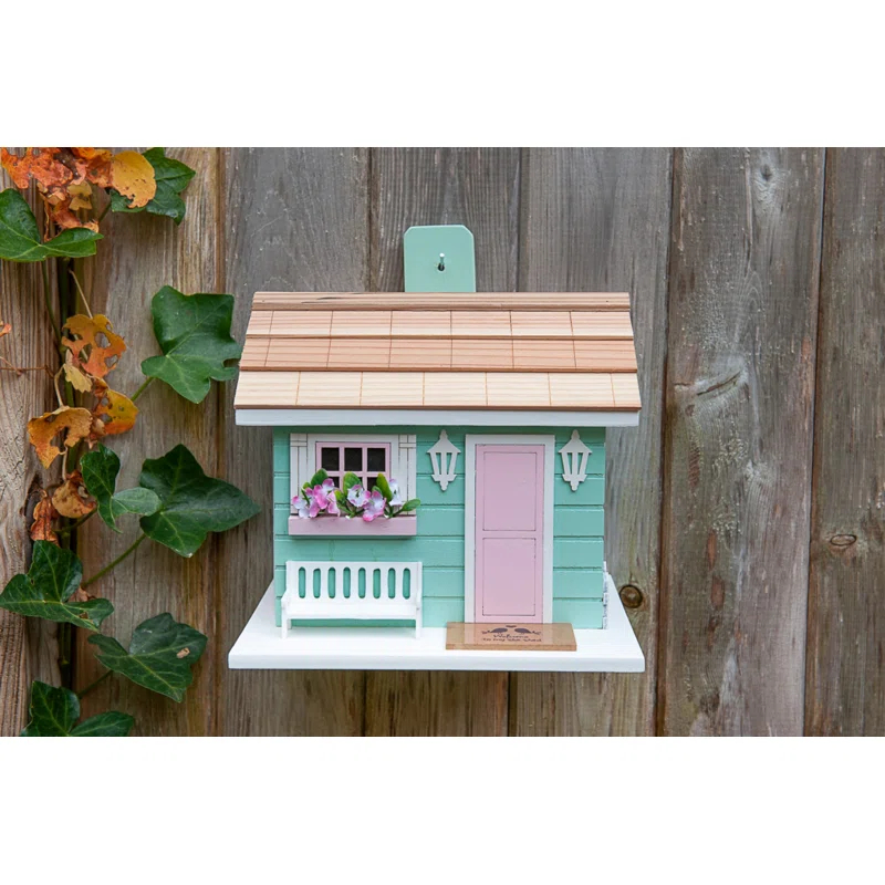 Nestling Series She Shed 7 in x 7.5 in x 6.5 in Birdhouse