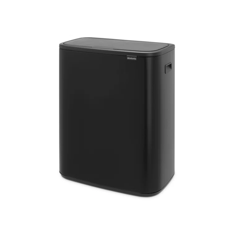 Brabantia Bo Touch Top Trash Can, 16 Gallon