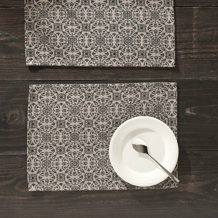 VHC Brands Custom House Geometric Rectangle Placemat (Set of 2)