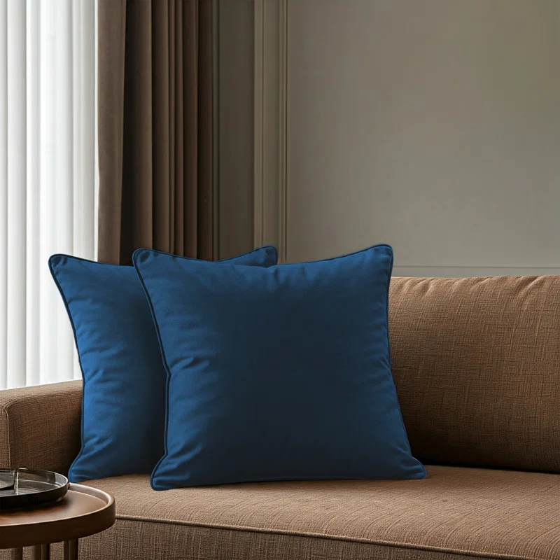 A1 Home Collections LLC Velvet Pillow Cover (Set of 2)