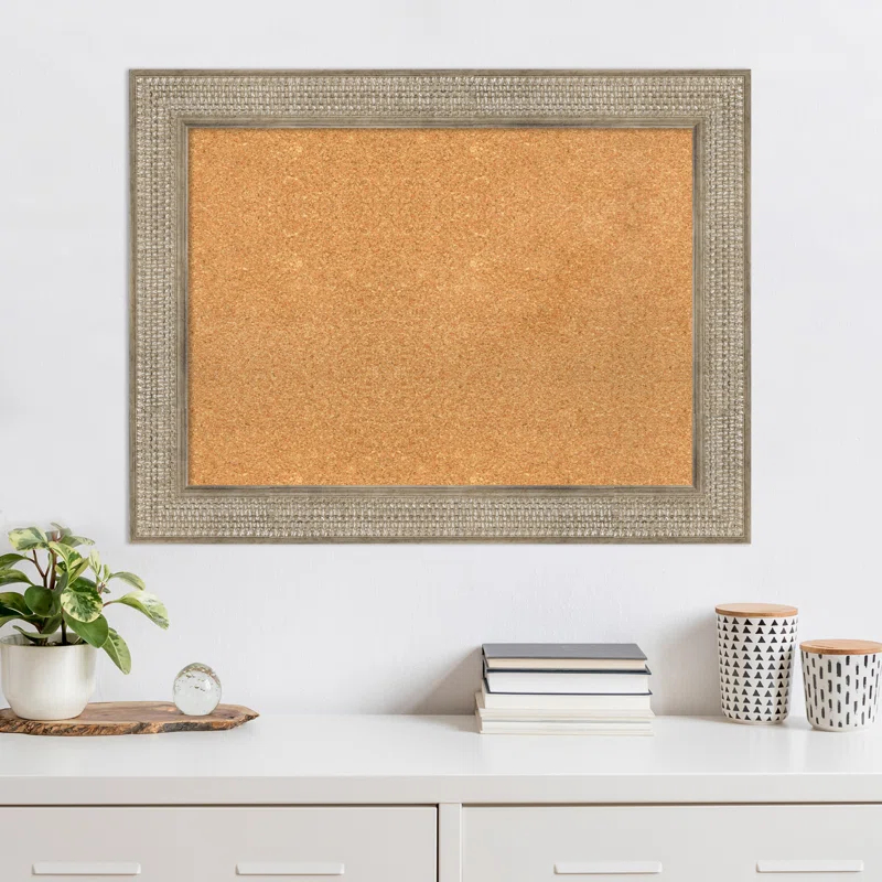 Amanti Art Trellis Wall Cork Small Bulletin Board