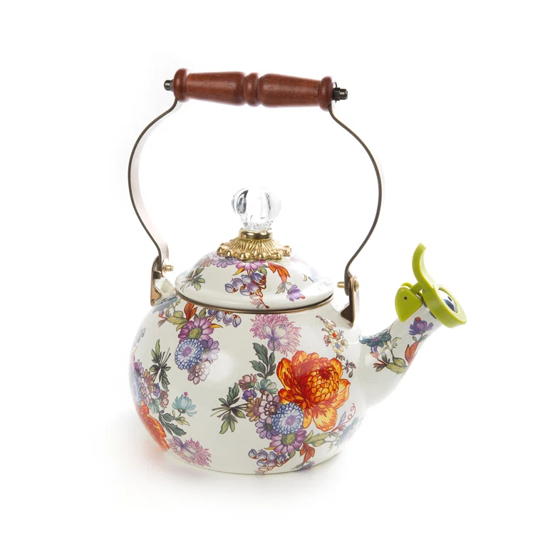 Flower Market Whistling Tea Kettle