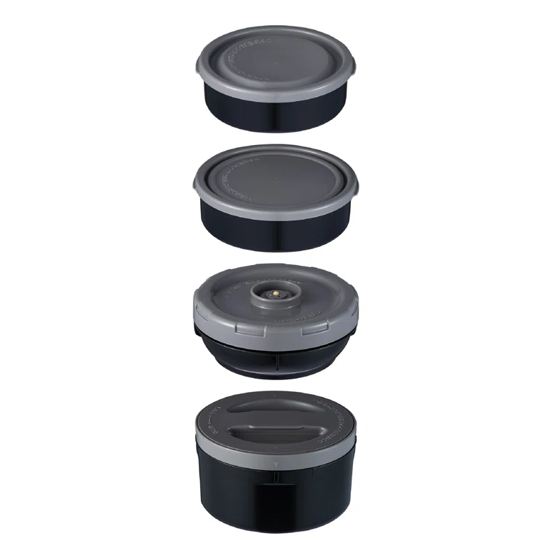 Zojirushi Mr. Bento® Stainless Steel 4 Container Food Storage Set