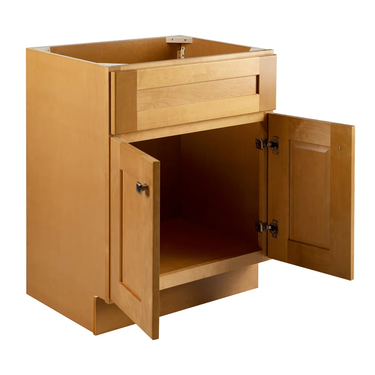 Design House Brookings 24 Inch Bathroom Vanity, Ready to Assemble, Solid Wood, Sherwin Williams – Design House, 587063