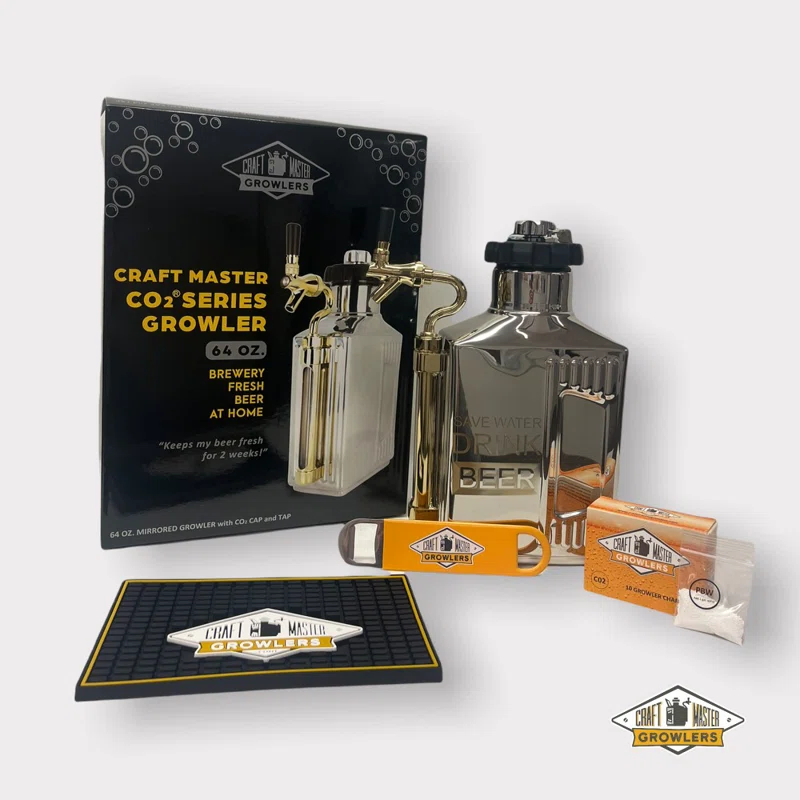 Craft Master CO2 64 oz. Growler