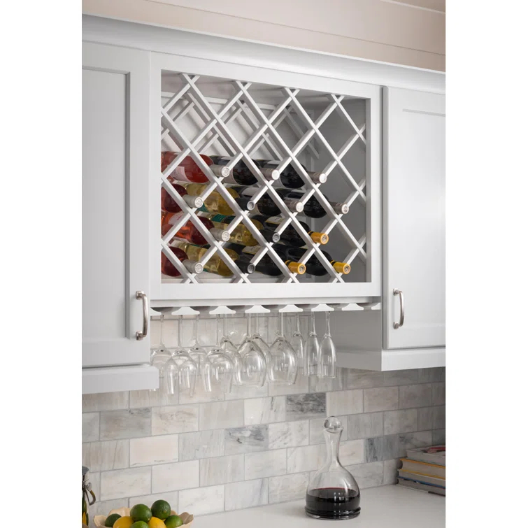 Hardware Resources Hard Maple 24" x 30" Wine Lattice Rack & Reviews | Wayfair
