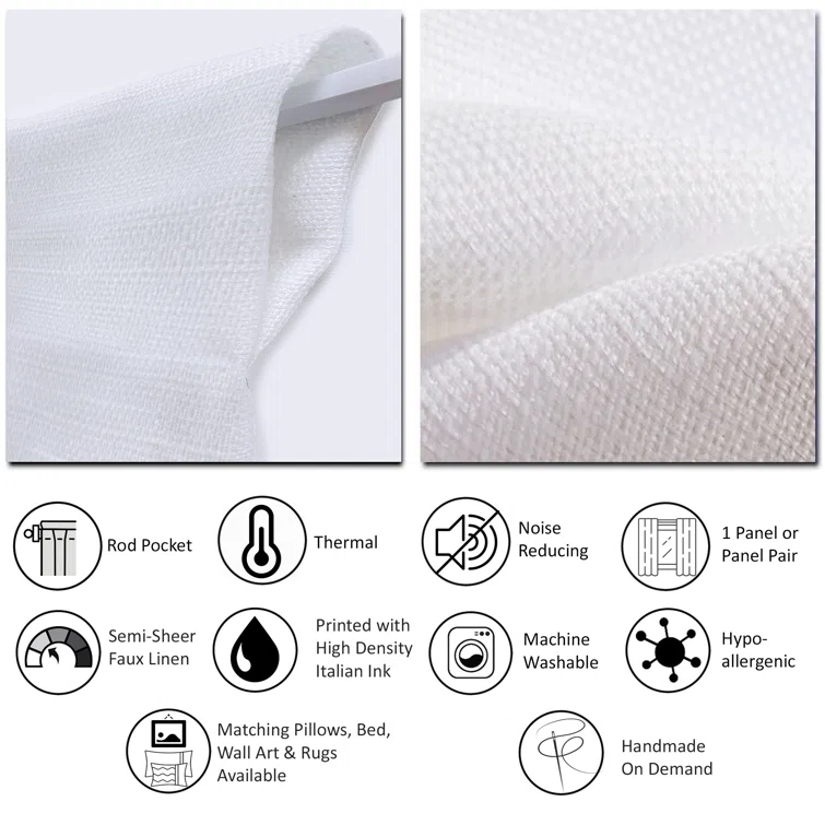 Design Art Paisley Floral Pattern - Paisley Curtain - Velvet Room darkening - 1 panel