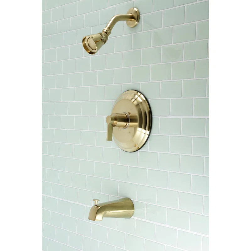 Kingston Brass KB3637NDL Kingston Brass NuvoFusion Single-Handle Pressure Balanced Tub and Shower Faucet
