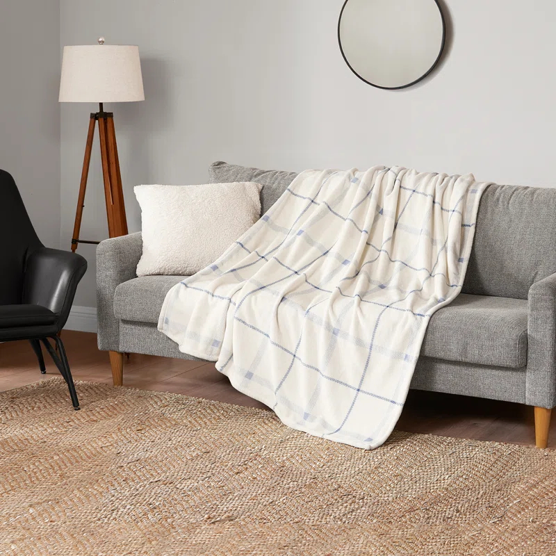 Lucky Brand Lucky Brand Palmdale Reversible Plush & Cozy Thow Blankets - 50" x 70"