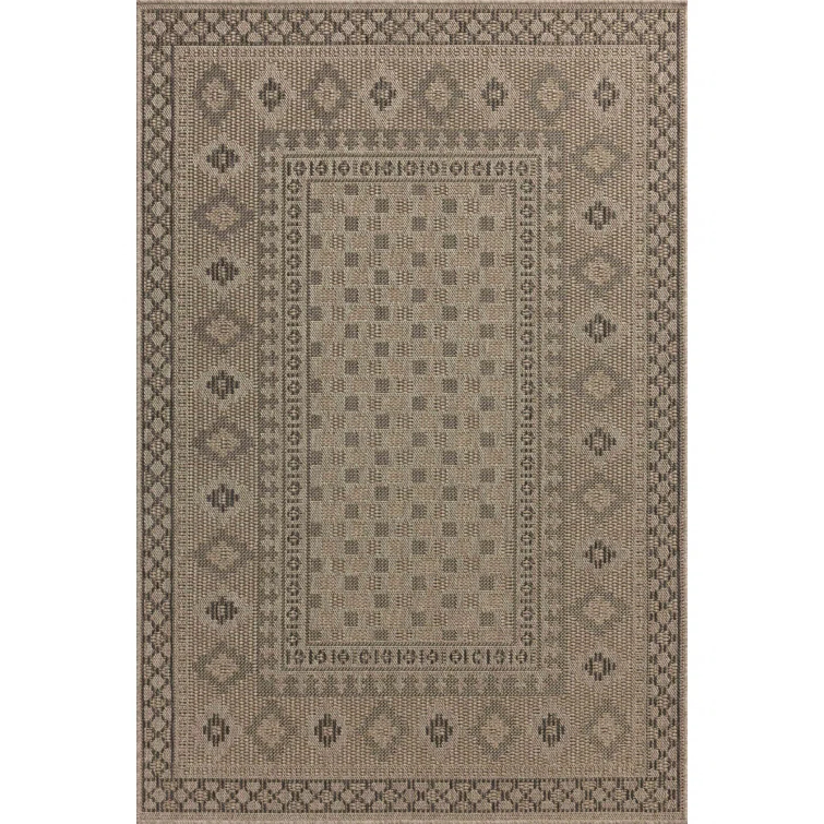 Chris Loves Julia x Loloi Chris Loves Julia x Loloi Providence Dove / Charcoal Indoor/Outdoor Area Rug