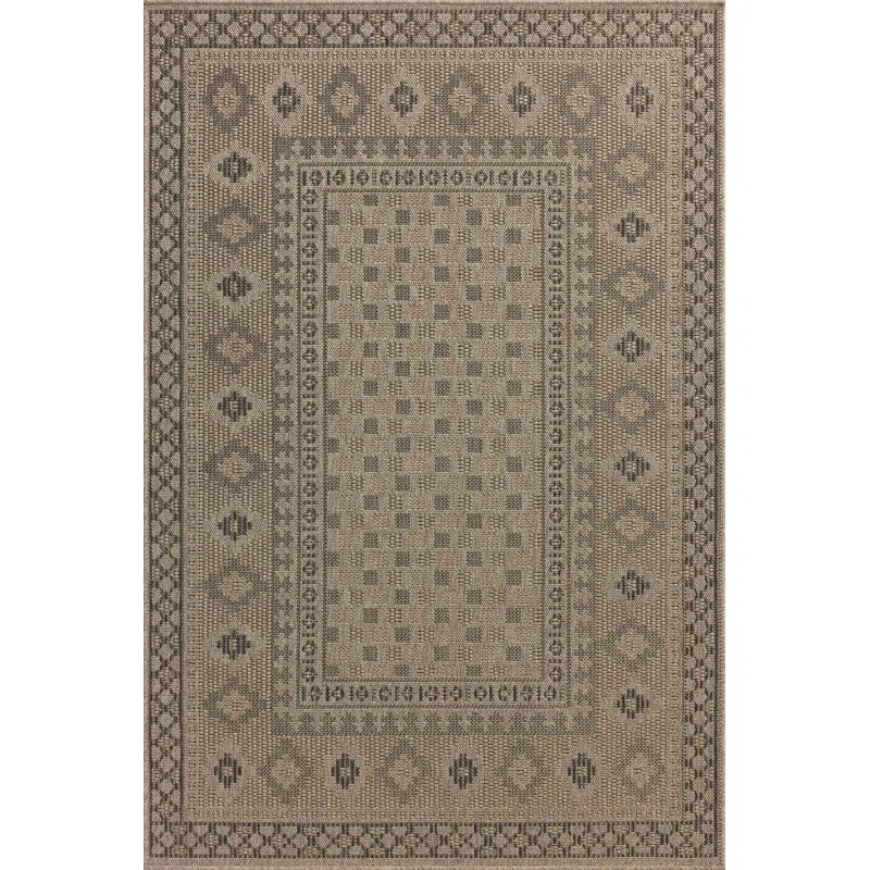 Chris Loves Julia x Loloi Providence Dove / Charcoal Indoor/Outdoor Area Rug