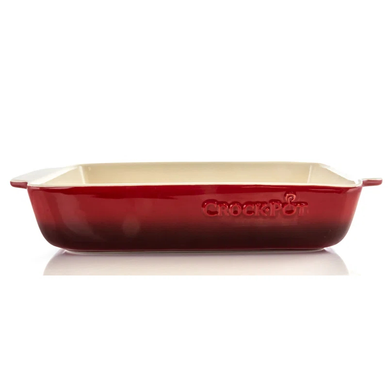 Crock-pot Crock-Pot 4 Qt. Stoneware Rectangle Bake Pan