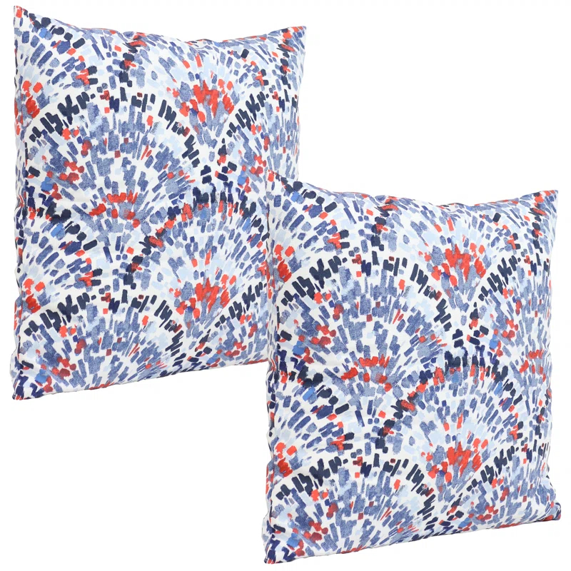 SunnyDaze Decor Indoor/Outdoor Pillow Cover (Set of 2)