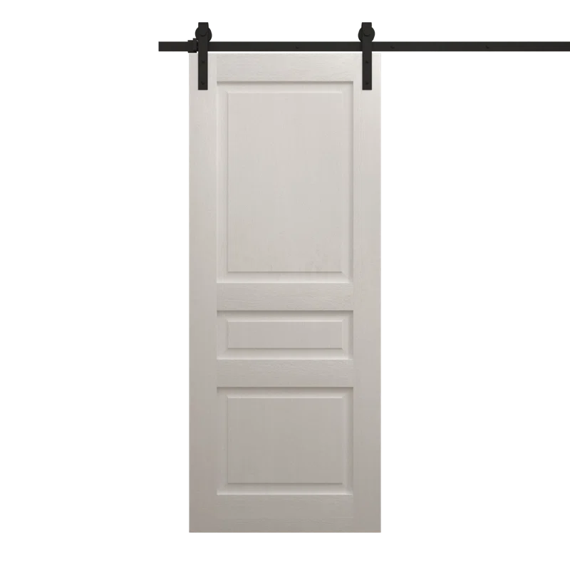 SARTODOORS Modern Barn Door | Ego 5012 | Rail Track Heavy Hardware Set | Solid Panel Interior Doors
