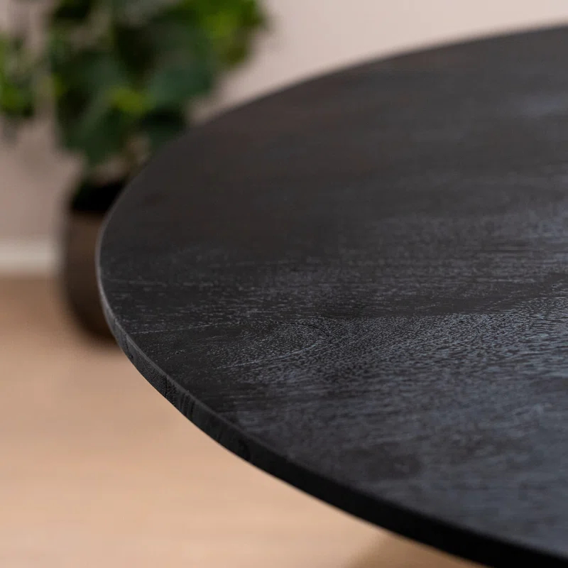 Eleonora Aron Oval Solid Wood Top Dining Table