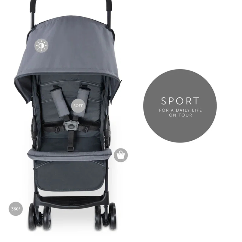 hauck Sport T13 Lightweight Compact Foldable Stroller Pushchair