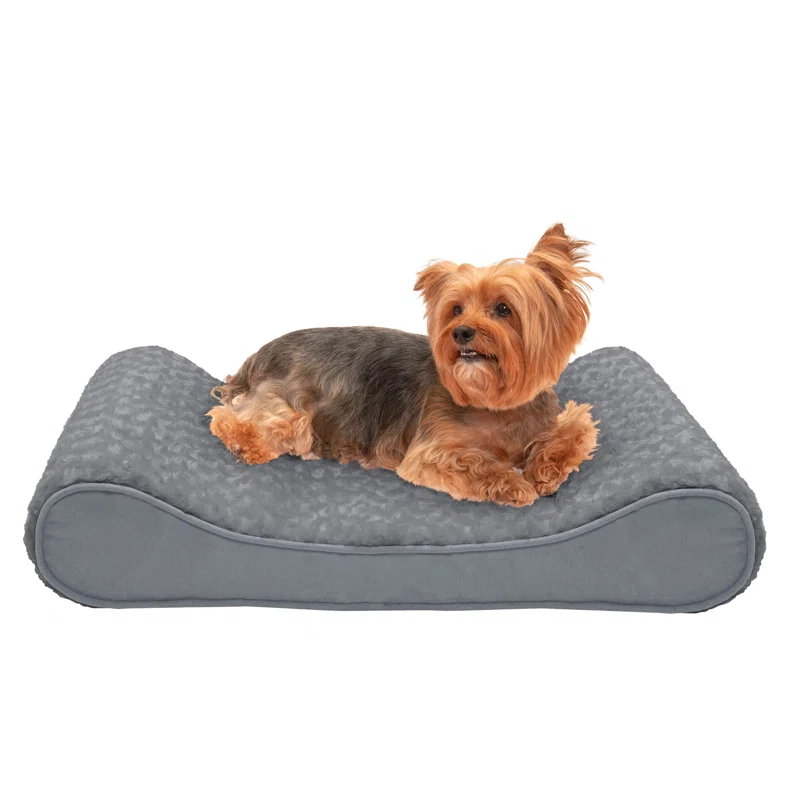 FurHaven Ultra Plush Luxe Lounger Orthopedic Foam Contour Dog Bed