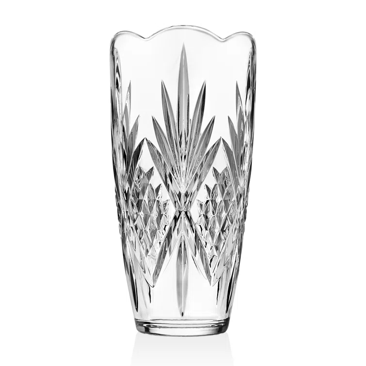 Godinger Silver Art Co Dublin Crystal Tall Table Vase