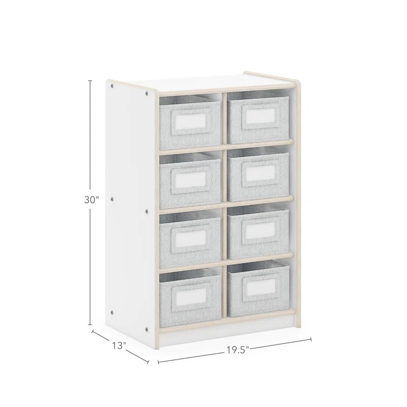 EdQ Essentials Bin Cubby Storage Organizer