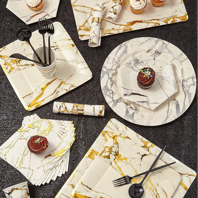 Silver Spoons Abstract Charger