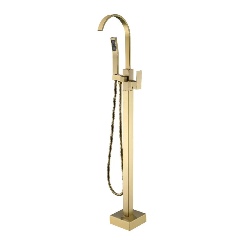 Floor Tub Spout with Diverter