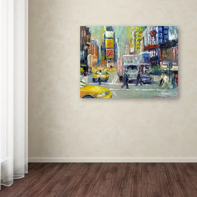 Trademark Fine Art " Times Square " by Richard Wallich