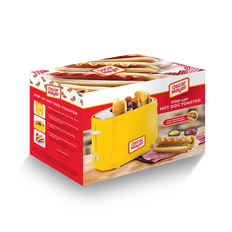 Oscar Mayer Oscar Mayer 2 Slot Pop Up Hot Dog Toaster