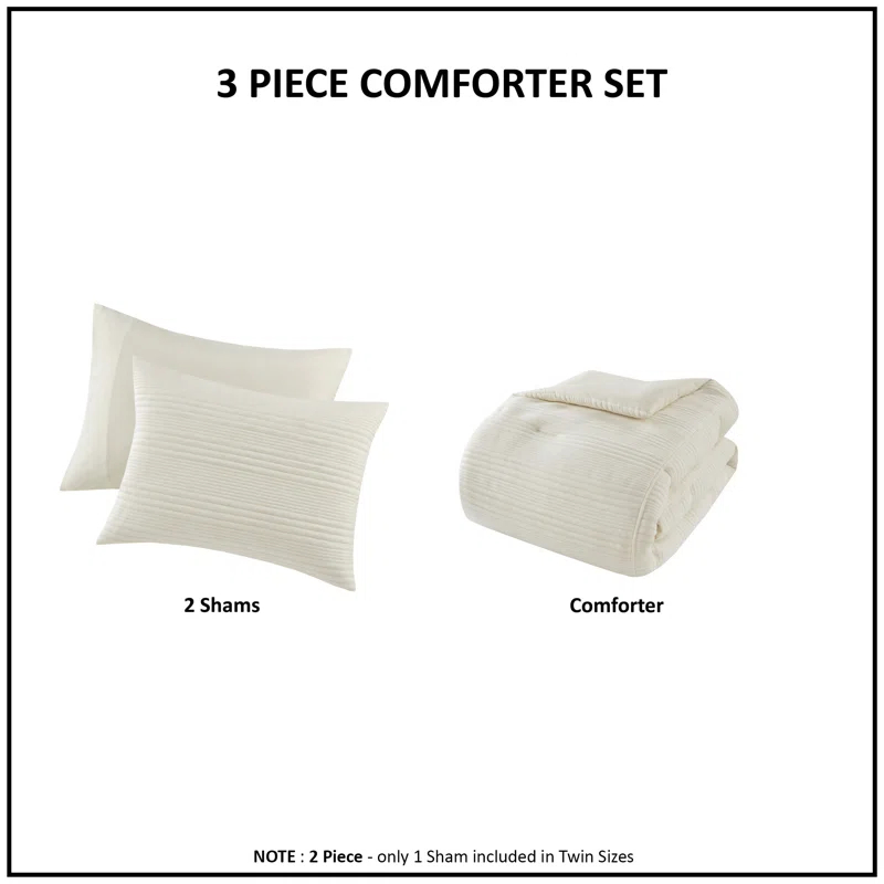 Intelligent Design Wyatt 3 Piece Knitted Jersey Comforter Set