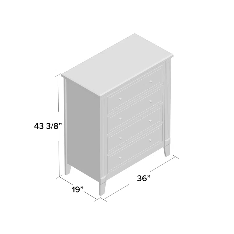 Sorelle Berkley Kids 4 - Drawer Chest