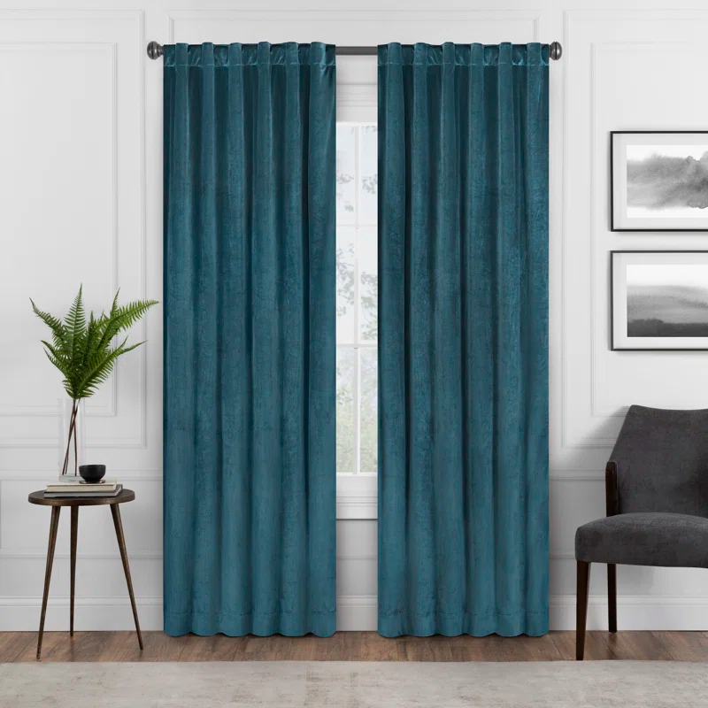 Eclipse Eclipse Harper Velvet Absolute Zero Blackout Window Panel